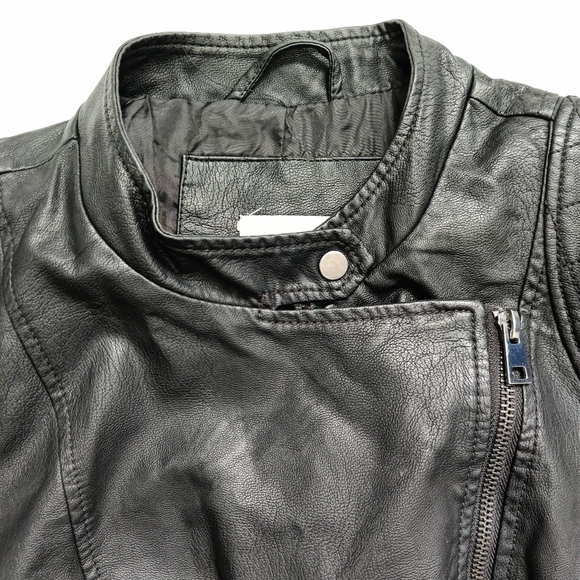 Vero Moda black leather jacket Medium - Picture 7 of 10